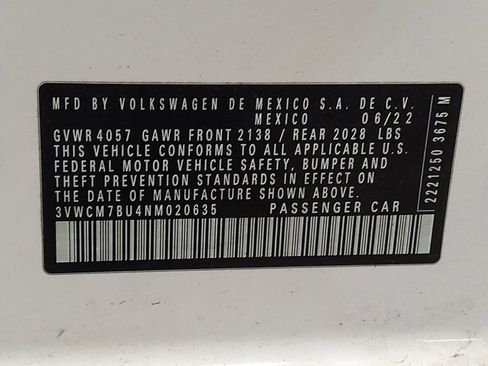 Used 2022 Volkswagen Jetta S image 33