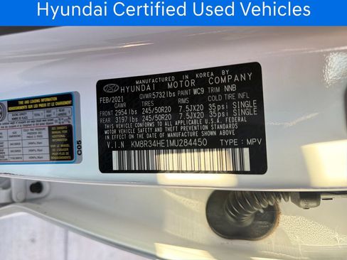 Certified 2021 Hyundai Palisade SEL w/ Convenience Package FWD image 34