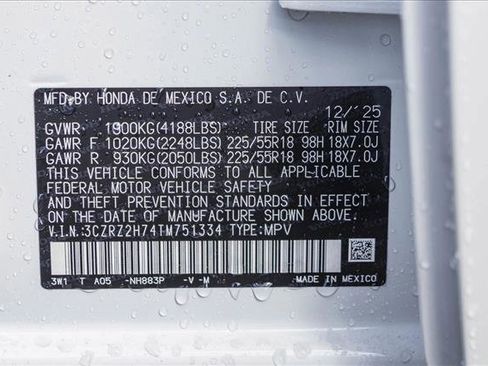 New 2026 Honda HR-V EX-L image 25