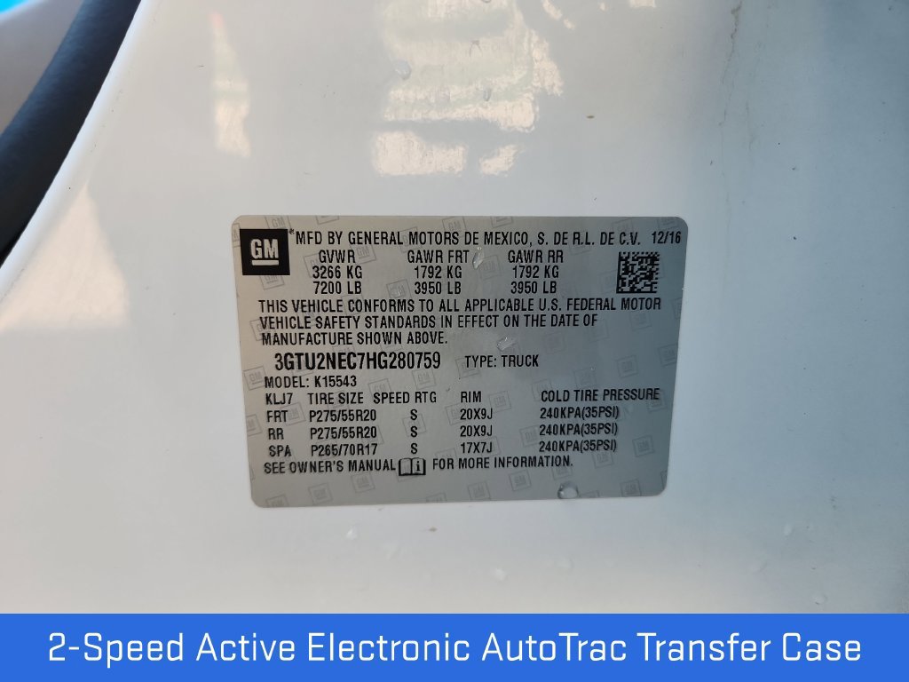 Certified 2017 GMC Sierra 1500 SLT AWD/4WD image 34