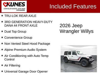 New 2026 Jeep Wrangler Unlimited Sport w/ Dual Top Group
