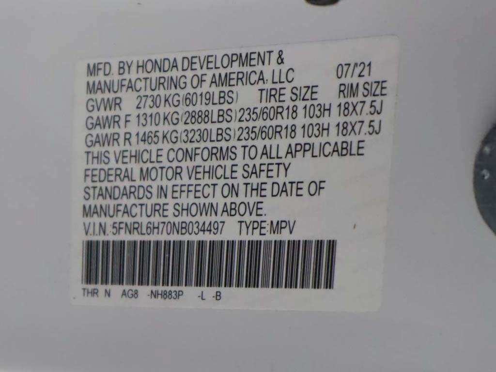 Used 2022 Honda Odyssey EX-L image 55