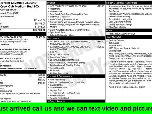 Used 2024 Chevrolet Silverado 2500 Custom w/ Custom Value Package AWD/4WD image 1