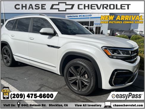 Used 2022 Volkswagen Atlas SEL R-Line AWD/4WD image 1
