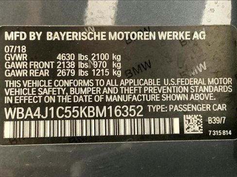 Used 2019 BMW 430i Gran Coupe w/ Track Handling Package image 33