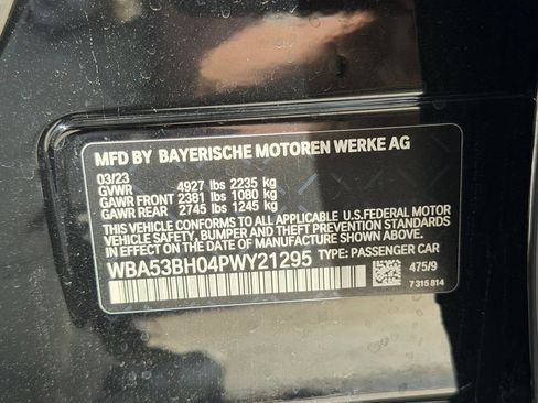 Used 2023 BMW 530i w/ M Sport Package RWD image 56