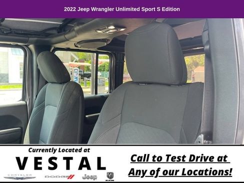 Used 2022 Jeep Wrangler Unlimited Sport AWD/4WD image 12