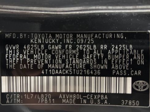 Used 2026 Toyota Camry XSE FWD image 11