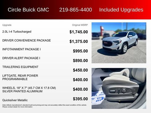 Used 2018 GMC Terrain SLE w/ Driver Convenience Package FWD image 3