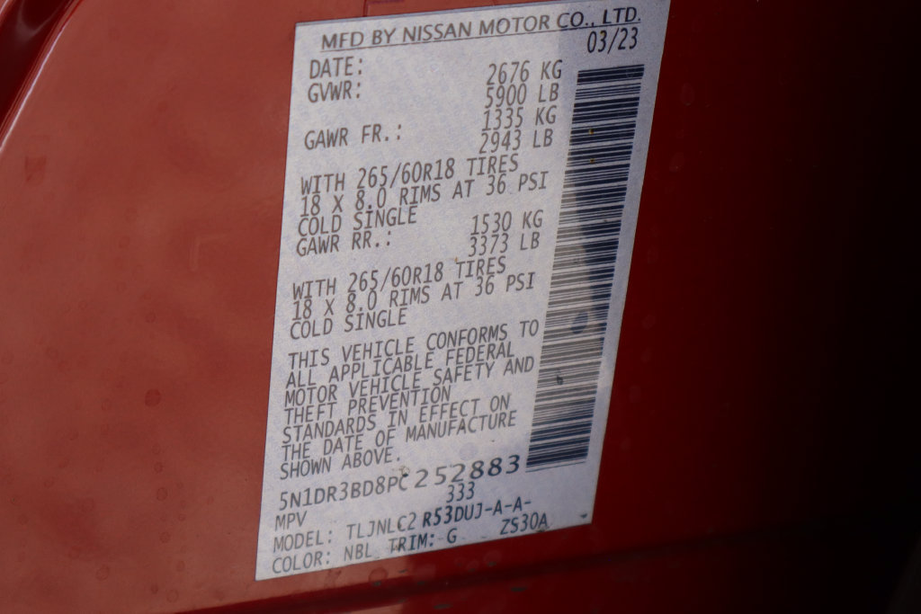 Used 2023 Nissan Pathfinder Rock Creek AWD/4WD image 49