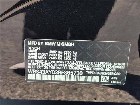 Used 2024 BMW M3 Competition w/ M Carbon Exterior Package AWD/4WD image 23