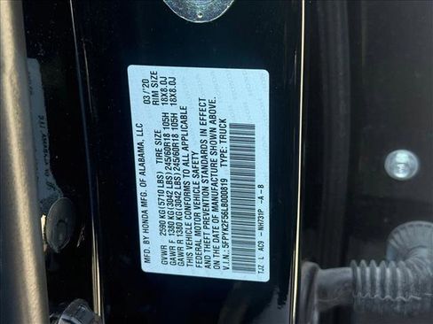 Used 2020 Honda Ridgeline RTL image 10