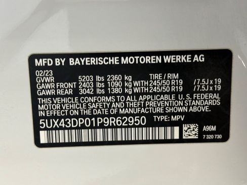 Certified 2023 BMW X3 sDrive30i w/ Convenience Package RWD image 36