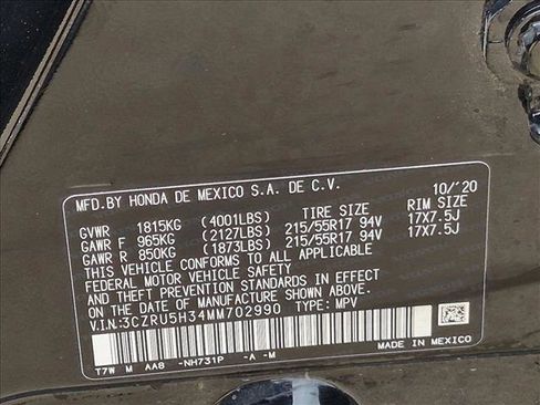 Used 2021 Honda HR-V LX image 20