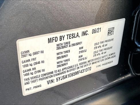 Used 2021 Tesla Model S Plaid image 33