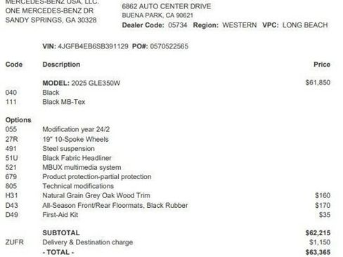 Certified 2025 Mercedes-Benz GLE 350 4MATIC image 4