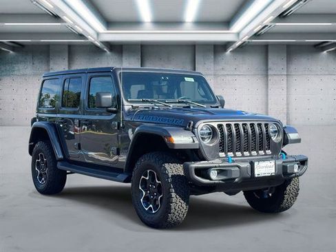 Used 2021 Jeep Wrangler Unlimited Rubicon 4xe w/ Steel Bumper Group image 2