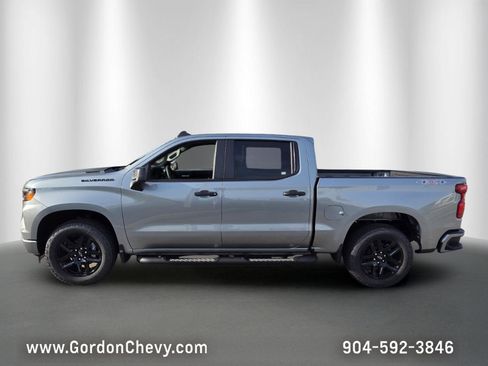 New 2026 Chevrolet Silverado 1500 Custom w/ Turbomax Blackout Package AWD/4WD image 2