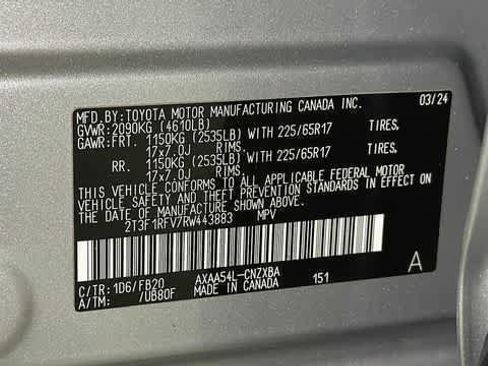Used 2024 Toyota RAV4 LE AWD/4WD image 12