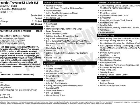 Used 2023 Chevrolet Traverse LT image 13