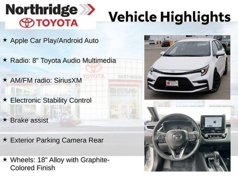 Certified 2025 Toyota Corolla SE w/ Convenience Package image 2