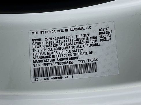 Used 2018 Honda Ridgeline RTL-E image 23