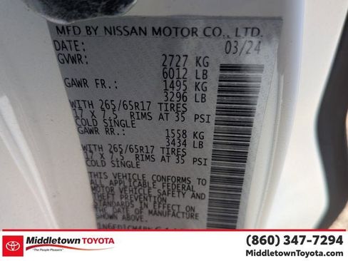 Used 2024 Nissan Frontier SV w/ SV Convenience Package image 37