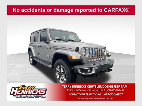 Used 2019 Jeep Wrangler Unlimited Sahara AWD/4WD image 1