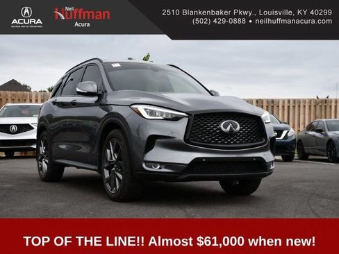 Used 2021 INFINITI QX50 Autograph w/ Premium White Leather Package AWD/4WD image 1