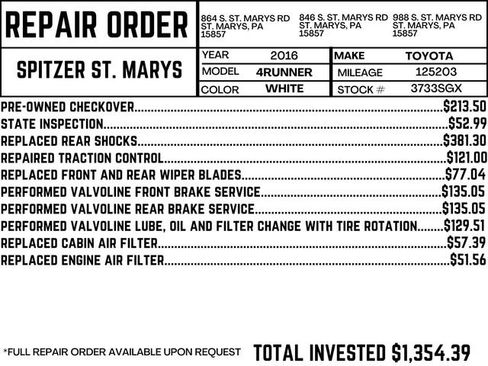 Used 2016 Toyota 4Runner 4WD image 2