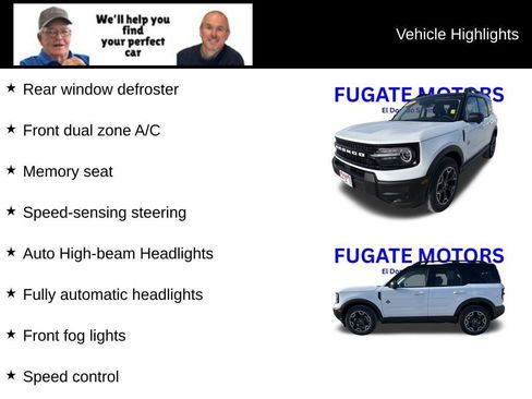 New 2025 Ford Bronco Sport Outer Banks w/ Outer Banks Tech Package+ image 8