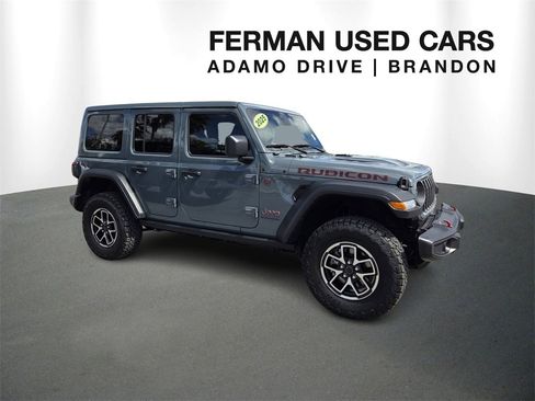 Used 2025 Jeep Wrangler Unlimited Rubicon w/ Safety Group image 1