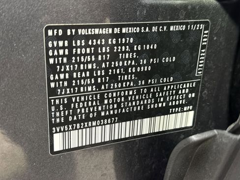 Used 2024 Volkswagen Taos S image 33