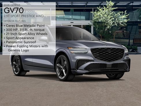 New 2026 Genesis GV70 2.5T Sport Prestige image 3