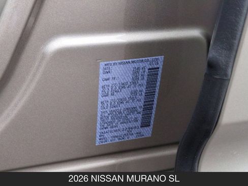 New 2026 Nissan Murano SL AWD/4WD image 27