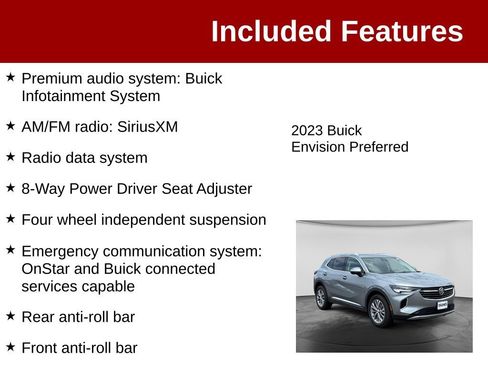 Used 2023 Buick Envision Preferred AWD/4WD image 4