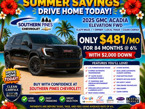 Used 2025 GMC Acadia Elevation FWD image 5