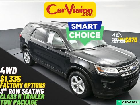 Used 2018 Ford Explorer 4WD w/ Class II Trailer Tow Package image 1