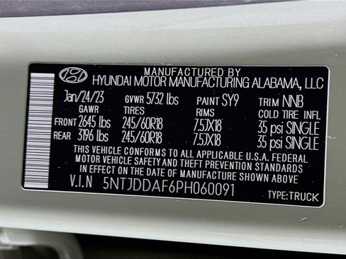 Used 2023 Hyundai Santa Cruz SEL Premium AWD/4WD image 12