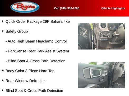 Used 2025 Jeep Wrangler Unlimited Sahara w/ Safety Group AWD/4WD image 12