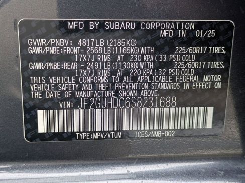 Used 2025 Subaru Crosstrek 2.0i Premium AWD/4WD image 35