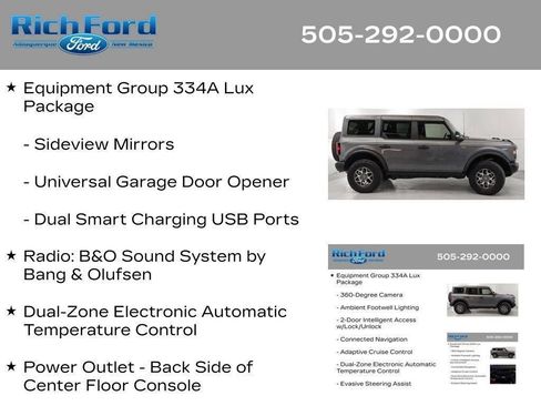Certified 2025 Ford Bronco Badlands AWD/4WD image 69