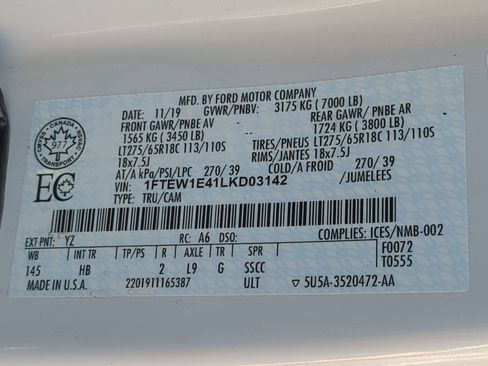 Used 2020 Ford F150 Lariat w/ FX4 Off-Road Package image 37