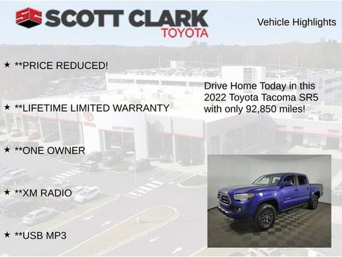 Used 2022 Toyota Tacoma SR5 w/ Technology Package image 12