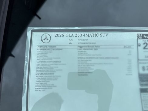 New 2026 Mercedes-Benz GLA 250 4MATIC image 13