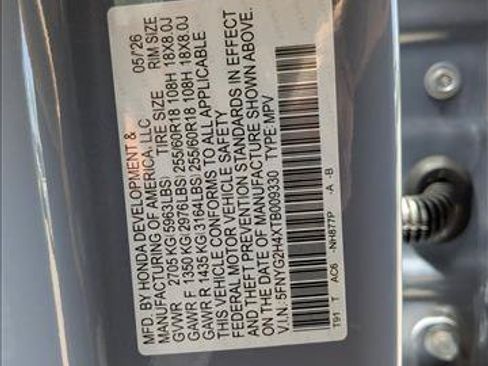 New 2026 Honda Pilot EX-L image 17