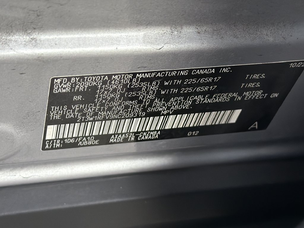 Used 2022 Toyota RAV4 XLE w/ Convenience Package FWD image 24