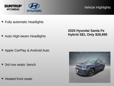 Used 2025 Hyundai Santa Fe SEL FWD image 16
