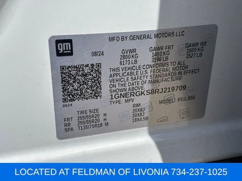 Used 2024 Chevrolet Traverse LT w/ Midnight/Sport Edition FWD image 10