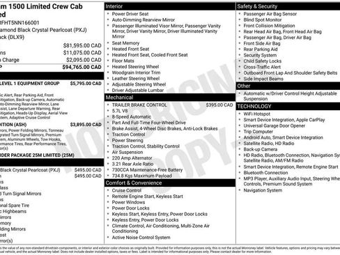 Used 2022 RAM 1500 Limited AWD/4WD image 2